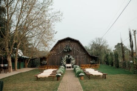Barn ceremony theme