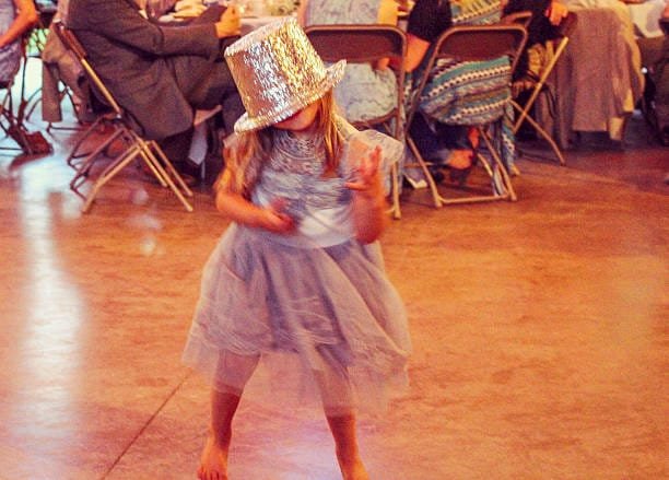 Fun hats as a cute wedding idea