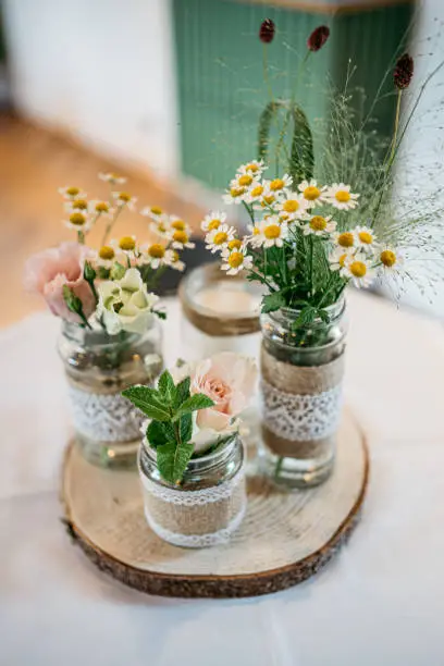 Rustic wedding decor charm