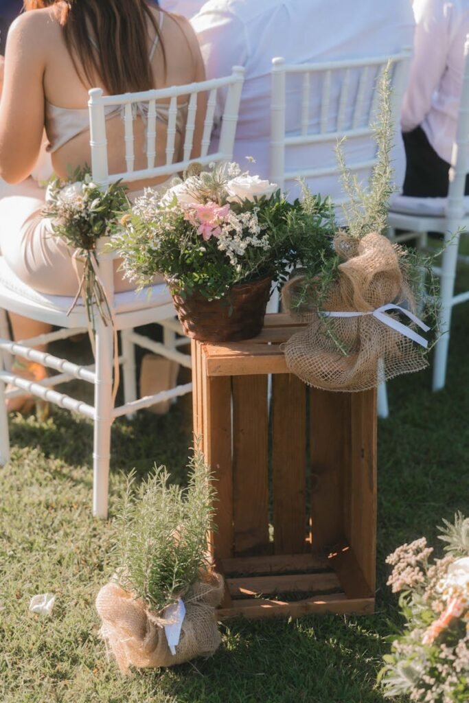 Rustic ceremony ideas