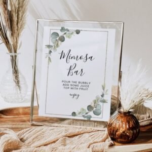 Mimosa Bar Sign Bridal Shower
