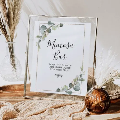 Mimosa Bar Sign Bridal Shower
