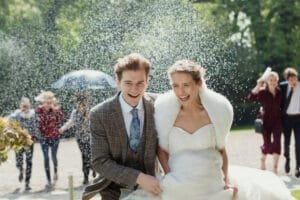 Wedding guest pet peeves no back for bad weather