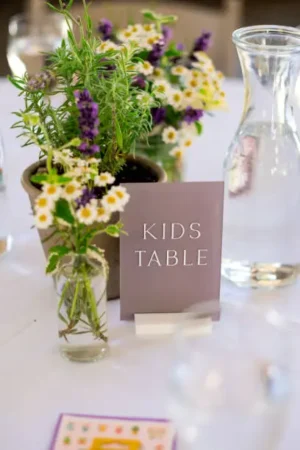 seating chart kids table