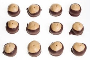 Welcome bags, candy buckeyes, look luxe