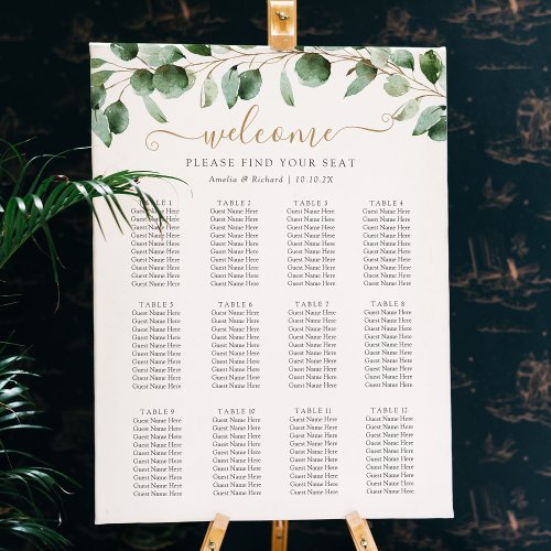 Customized Seating Chart Zazzle