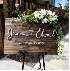 Etsy Welcome sign