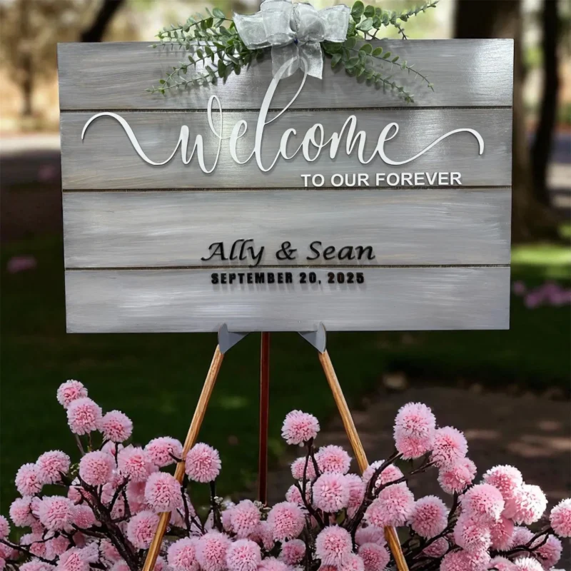 Wedding welcome signs