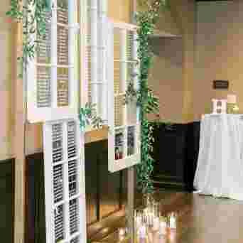 Window Pane wedding Seating Chart