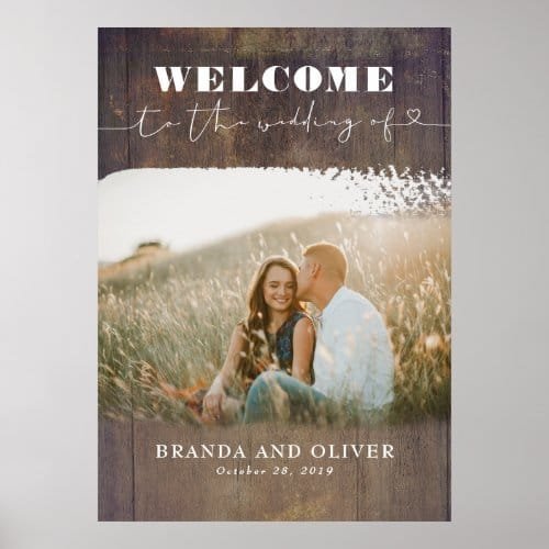 Rustic Wood sign