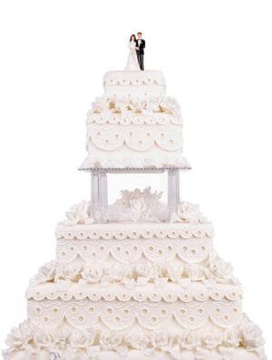 Wedding traditions couples are skipping. Large Wedding Cakes