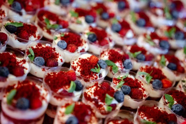 Wedding dessert bars. dessert cups