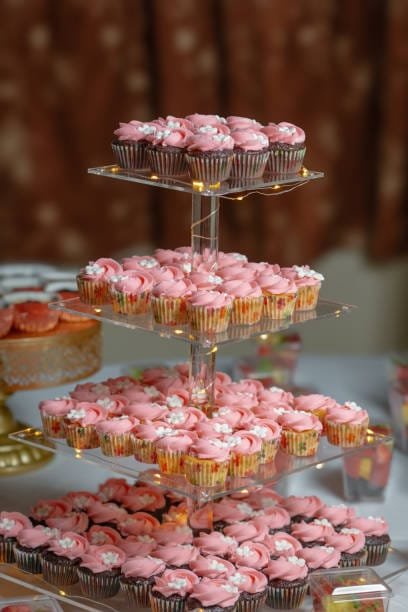 wedding dessert display