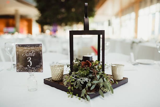 Backyard wedding decorations, diy centerpieces