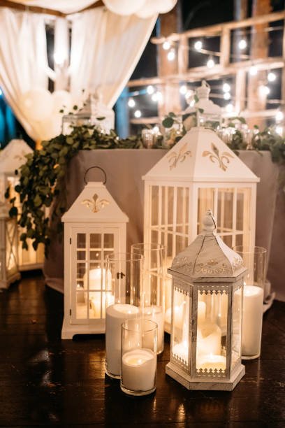 Backyard wedding decorations