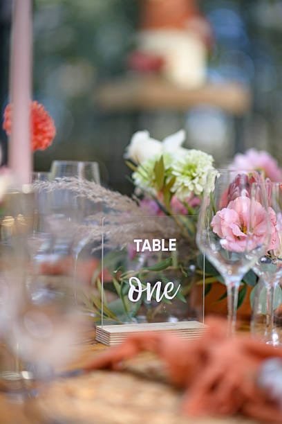 cute wedding decor ideas table numbers