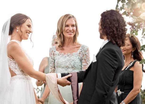 wedding ceremony order officiant's address