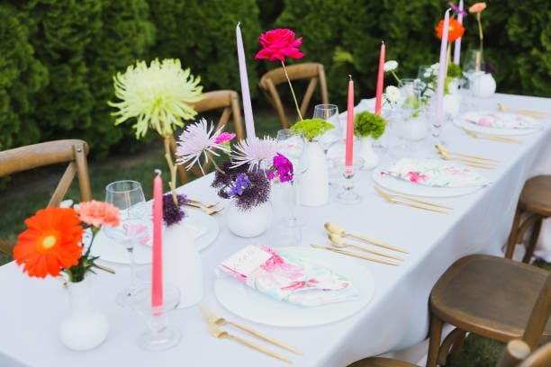 Bridal shower decor from the dollar store