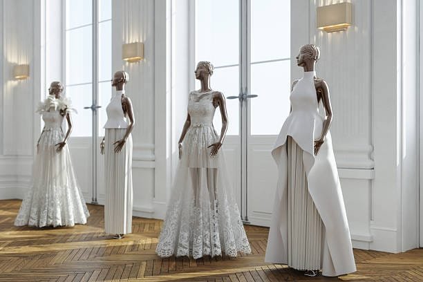 Fashion forward bridal gown trend for 2028