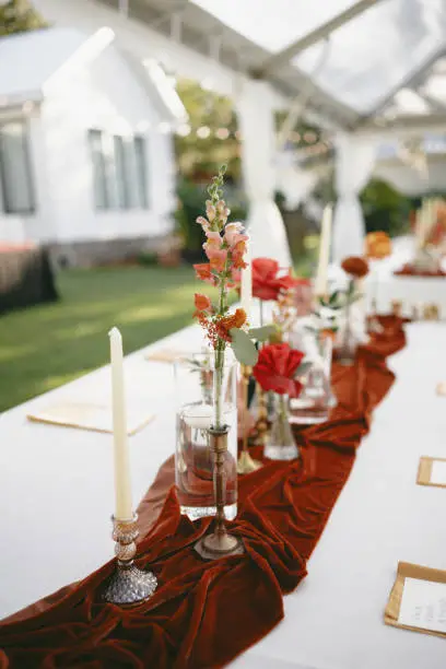 Terracotta and sage wedding color palette