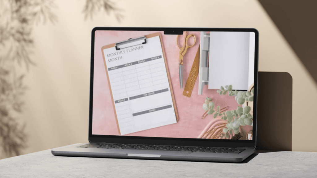 Monthly wedding planner