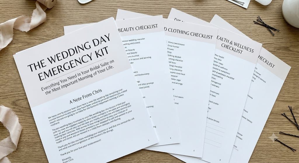 Wedding Day Emergency Kit Checklist