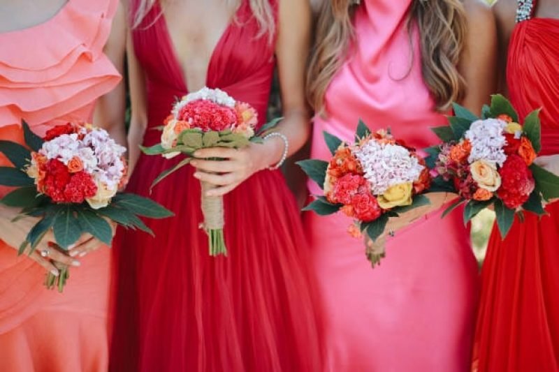 wedding trends, bold colors
